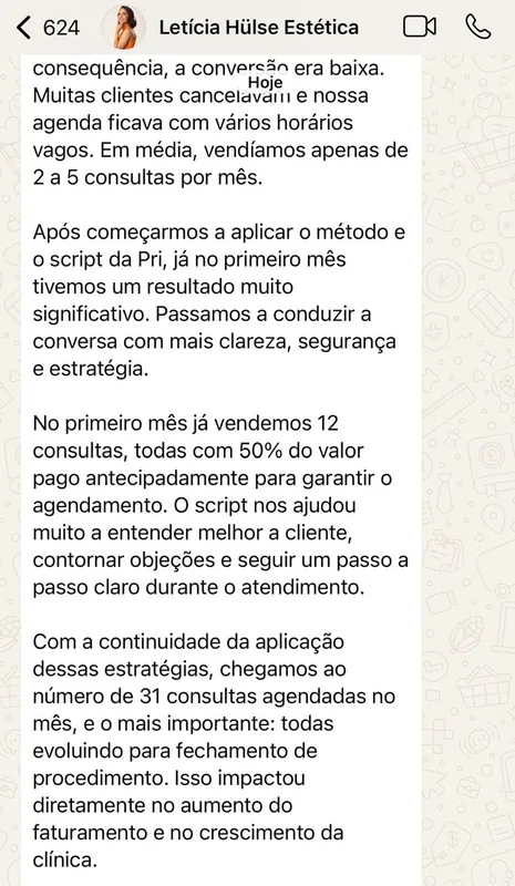 Depoimento cliente 3